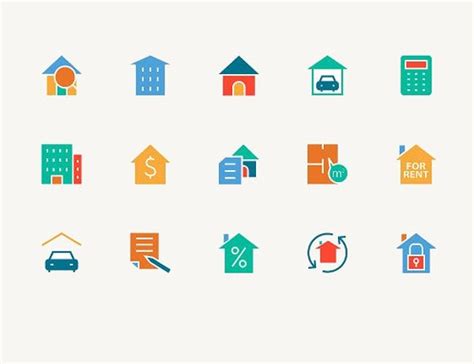 Real Estate Icons 9 Free Psd Vector Ai Eps Format Download