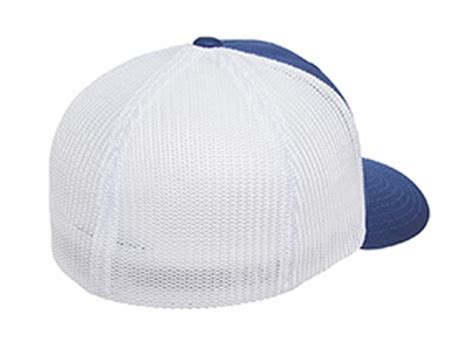 Trucker Flexfit Mesh Cap Plain Blank Baseball Hat Flex Fit Curved