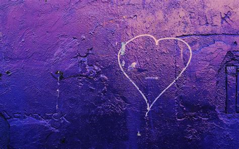 Download Wallpaper 2560x1600 Heart Wall Art Purple Widescreen 1610