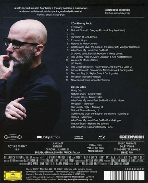 Moby Reprise Limited Deluxe Edition 1 Cd Und 1 Blu Ray Disc Jpc
