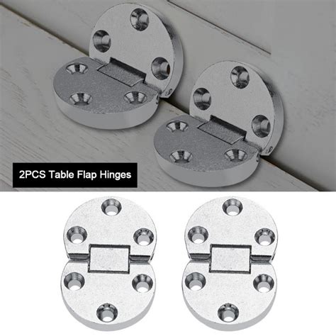 2pcs Zinc Alloy Hinge Self Supporting Folding Table Hinges Home Flap