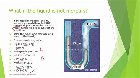 How To Use A Manometer To Measure The Pressure Of A Gas