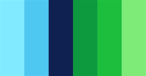 Blue And Green Color Scheme Blue