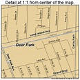 Deer Park New York Street Map 3619972