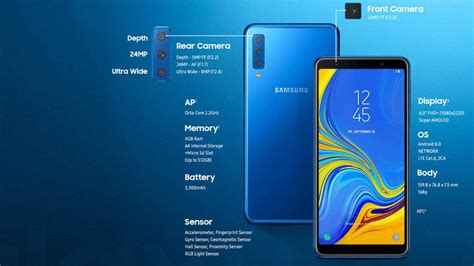 Features 6.0″ display, exynos 7885 chipset, 3300 mah battery, 128 gb storage, 6 gb ram, corning gorilla glass 3. Intip Harga dan Spesifikasi Samsung Galaxy A7 2018 yang ...