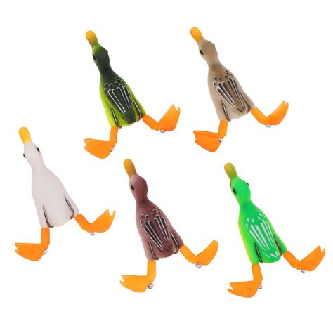 Duck Lures For Bass Fishing Topwater Duck Fishing Lure Bait With Hooks