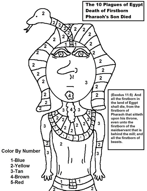 Moses Plagues Coloring Pages At Free Printable