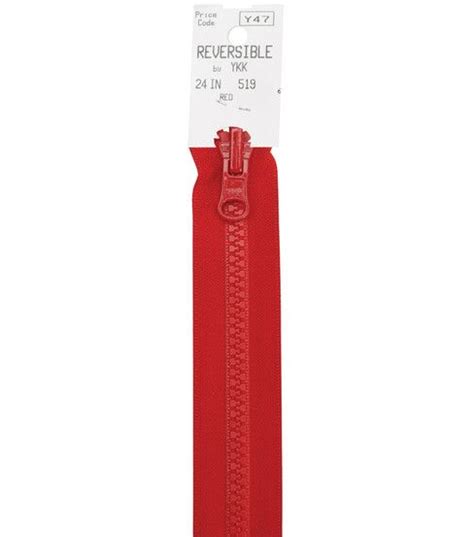 You see a sales associate but she vanishes. Vislon Reversible Separating Zipper 24'' | Reverse, Sewing ...