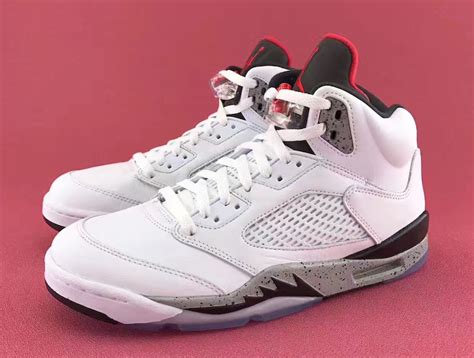 The Air Jordan 5 White Cement Now Has A Release Date