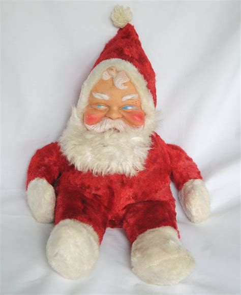 Vintage Santa Claus Christmas Toy Doll Stuffed By Woodridgevintage