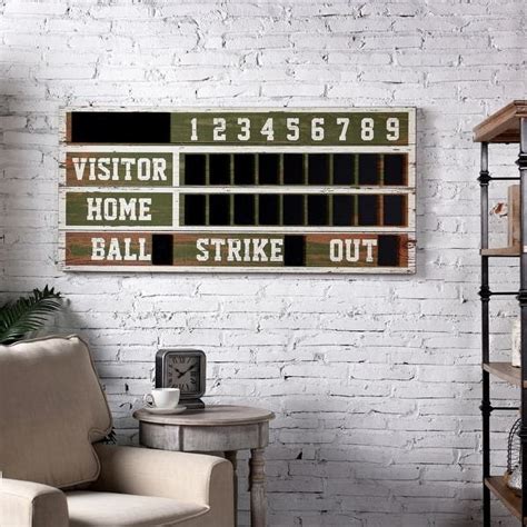 Stylecraft Wooden Scoreboard Wall Décor Overstock 22251548 Wall