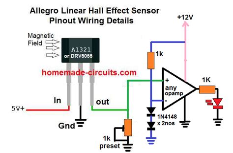 Sensor Linear De Efeito Hall Circuito De Trabalho E Aplicação