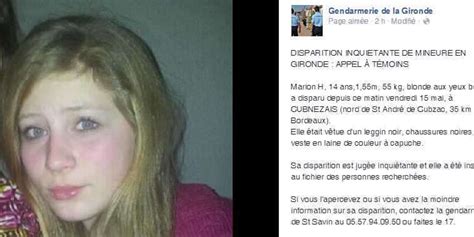 Mort D'une Jeune Fille De 14 Ans - Gironde : disparition inquiétante d’une jeune fille de 14 ans dans le