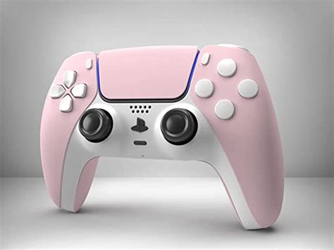 Pink White Soft Touch Limited Edition Custom Ps5 Playstation Dualsense