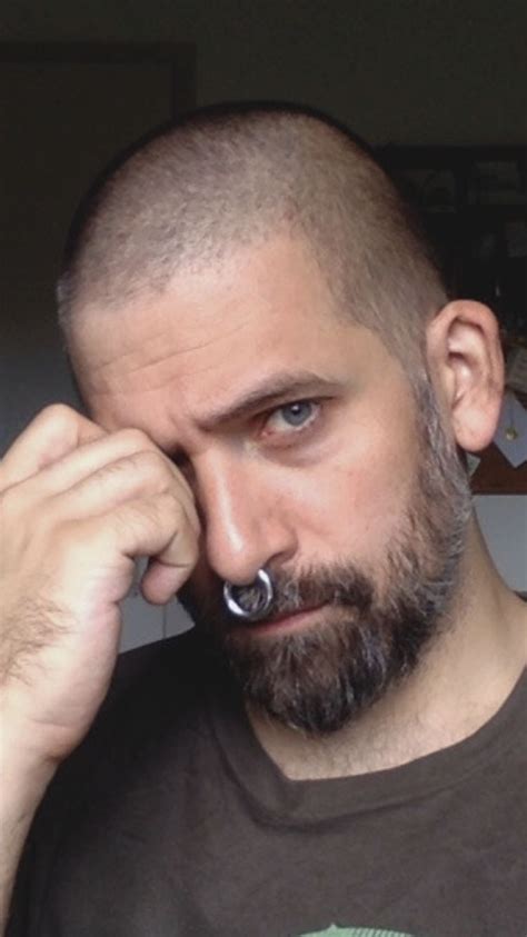 Stylish Septum Piercing For Men