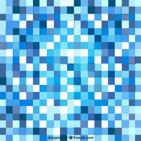 Free Vector Blue Abstract Background With Squares