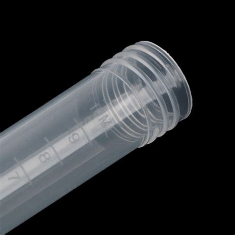 Dongcheng 10pcs 10ml Lab Plastic Frozen Test Tubes Vial Seal Cap
