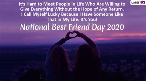 Happy National Best Friend Day 2020 Messages Whatsapp Stickers 