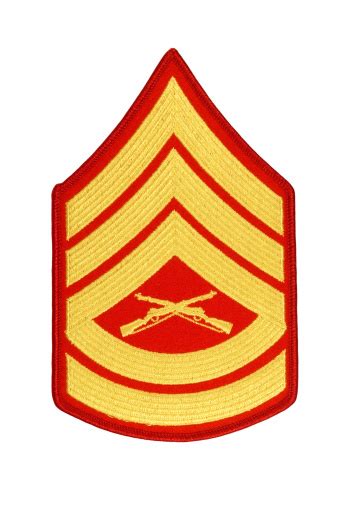 Us Marine Gunnery Sergeant Rank Patch Stock Photo Download Image Now