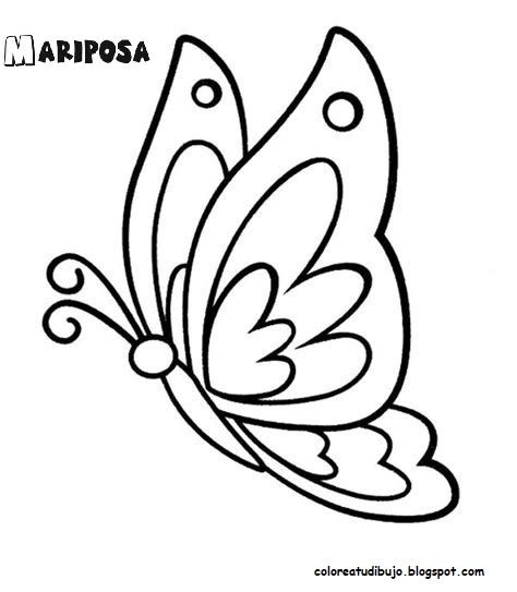 Mariposa Para Colorear Colorea Tus Dibujos