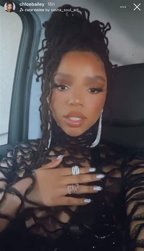 See Chloe Baileys Personalized Manicure At The Bet Awards Popsugar