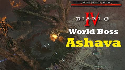 Diablo 4 World Boss Ashava Youtube