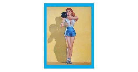 Vintage Pin Up Girl Art Postcard