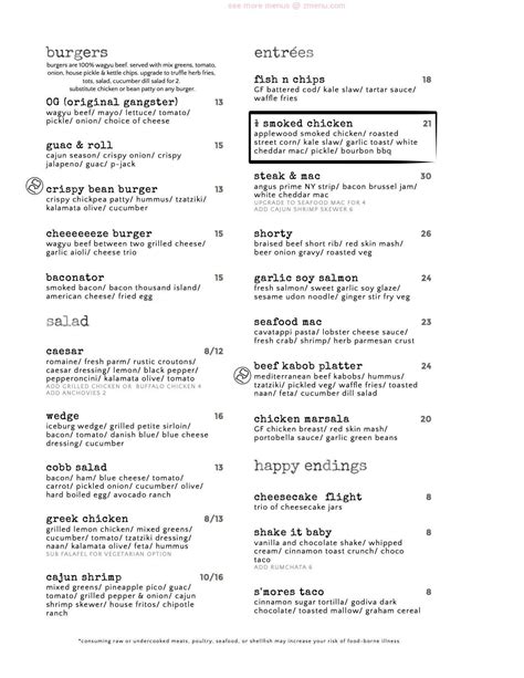 Online Menu of Red Brick Tap and Barrel Restaurant, Alpena, Michigan