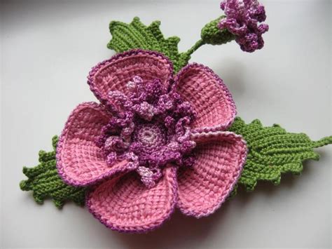 Crochet Knitting Handicraft Crochet Brooch