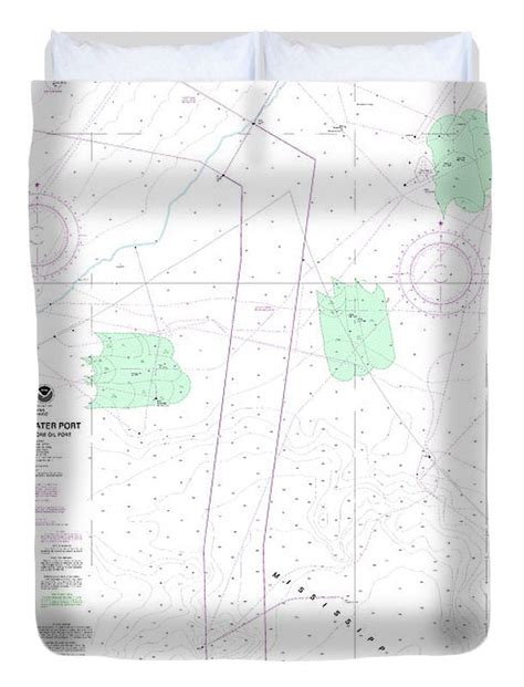 Nautical Chart 11359 Loop Deepwater Port Louisiana Offshore Oil Port
