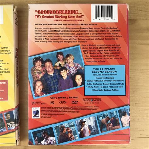 Roseanne Complete Seasons 1 2 And 3 Dvd Box Set 12 Discs 72 Episodes
