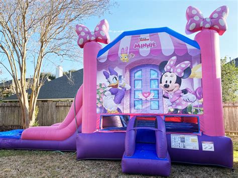 Minnie Mouse Bounce House Inflatable Minnie Mouse Theme Party Water