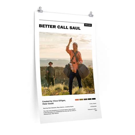 Better Call Saul Poster Minimalist Movie Poster Tv Series Etsy