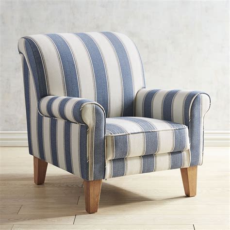 Blue Striped Accent Chair Orange Blue Striped Accent Chairs Page 1