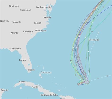 Tropical Storm Franklin Tropics Spaghetti Models Satellite Images