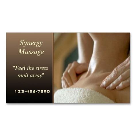 Massage Therapy Business Card Zazzle Massage Therapy Business Cards Massage Therapy