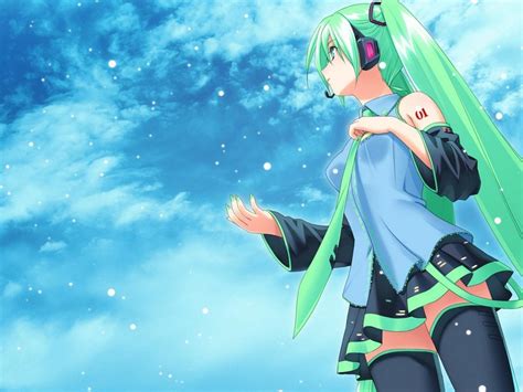 Anime Green Girl Wallpapers Wallpaper Cave