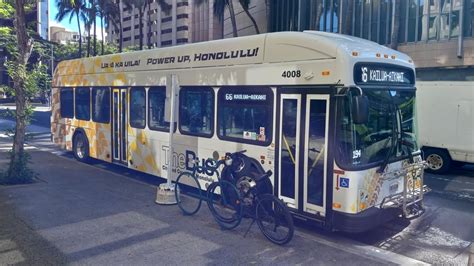 Thebus Honolulu Hi Route Kailua Aikahi Park Bus Gillig Electriclow Floor