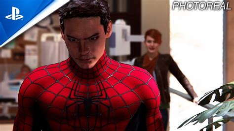New Photoreal Unmasked Raimi Suit Spider Man Pc Mods Youtube