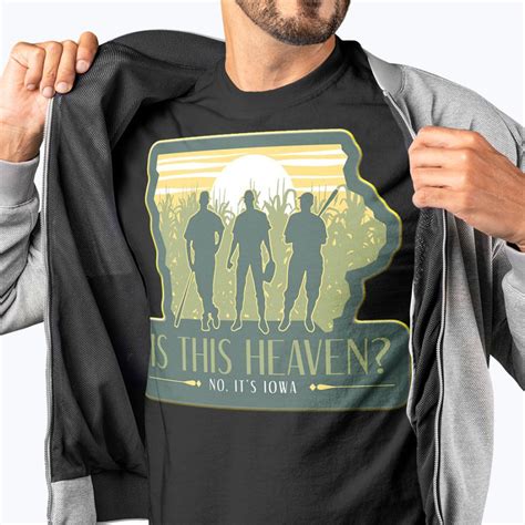 Is This Heaven No Its Iowa Art T Shirt For Men Woman Etsy