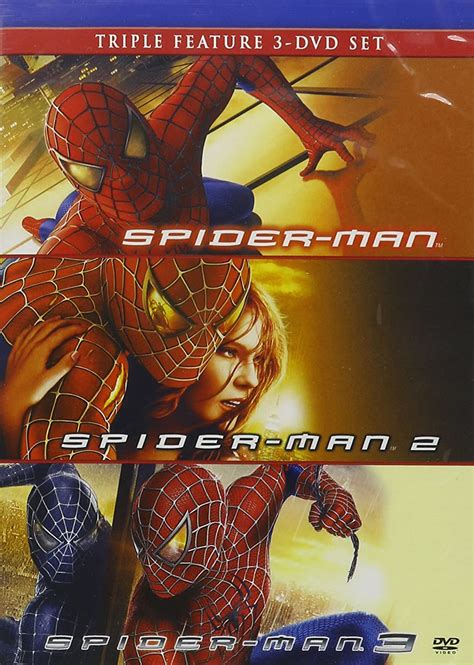 Spider Man 2002 Spider Man 2 2004 Spider Man 3 2007 Dvd Set
