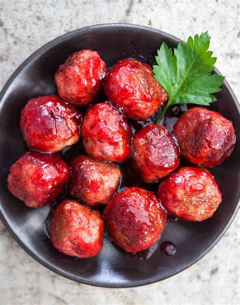 Cooking The Recipe Cranberry Glazed Meatballs