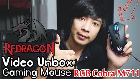 Unboxing Red Dragon Gaming Mouse Cobra M711 By Mroska Youtube