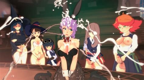 Rule Girls D Futas Akko Kagari Amanda O Neill Blue Hair