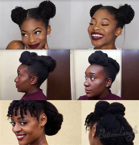 Top Quick Easy Natural Hair Updos Betterlength Hair