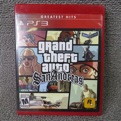 Grand Theft Auto San Andreas Greatest Hits Playstation 3 Ps3 Sony Game