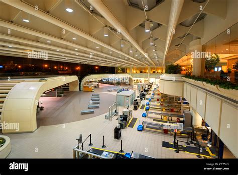 Interior Terminal Of Orlando International Airport In Orlando Florid