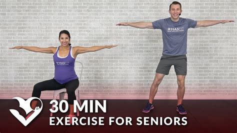 30 Min Exercise For Seniors Elderly And Older People Seated Chair