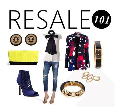 A Woman In Jeans And Heels Is Wearing An Outfit That Says Resale 101 On It