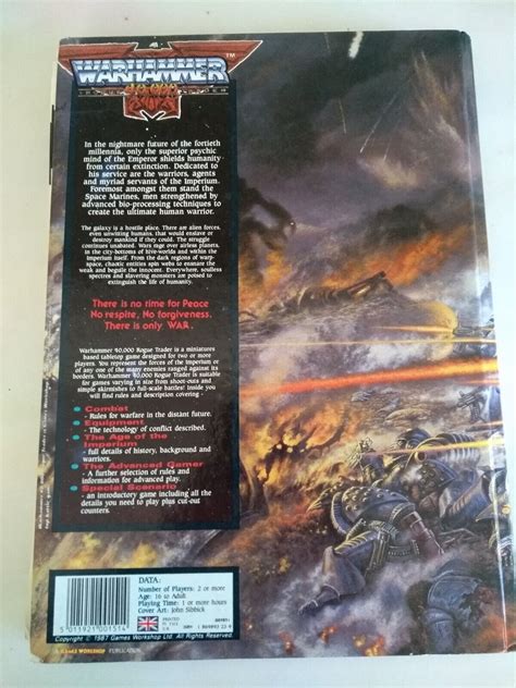 Rogue Trader Warhammer 40k Rulebook Please Read Below By Rick